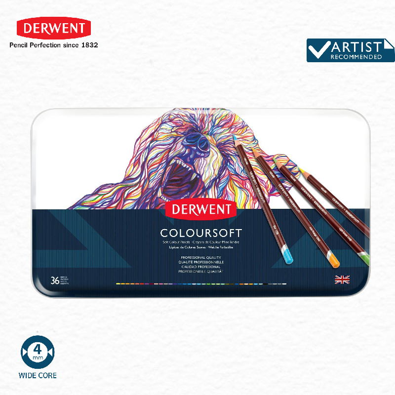 Derwent Derwent watercolor pencils ink Tense pencil 12 color set 0700928 