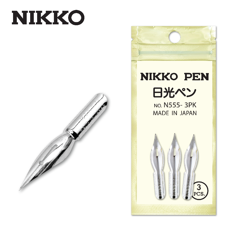 Nikko Saji Pen Nib N5-3 - 3pk